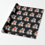 Papier Cadeau Xmas Christmas Unicorn Rainbow Wrapping Paper<br><div class="desc">Xmas Christmas Unicorn Rainbow Wrapping Paper</div>