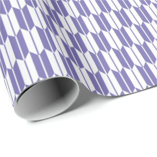 Papier Cadeau Yagasuri japon traditionnel motif bleu violet