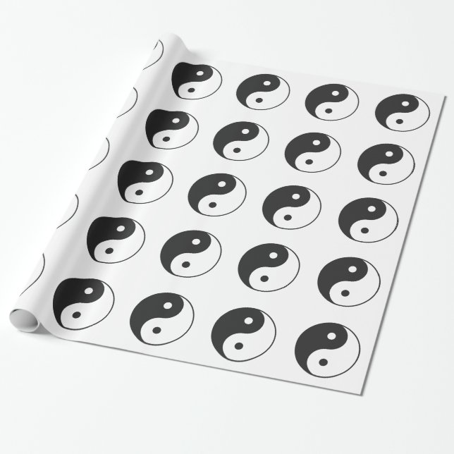 Papier Cadeau Yin Yang (Déroulé)