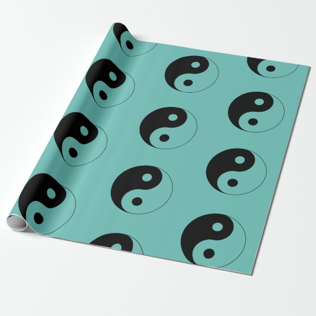 Papier Cadeau Yin Yang (Déroulé)