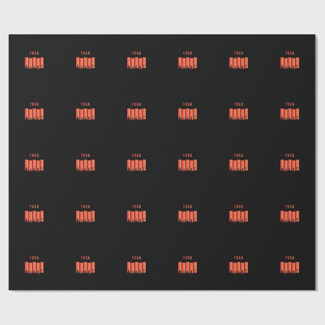 Papier Cadeau Yoga (Plat)