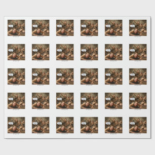 Papier Cadeau Yoga chaud en enfer.