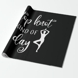 Papier Cadeau Yoga Lover Yoga Top Type De Jour