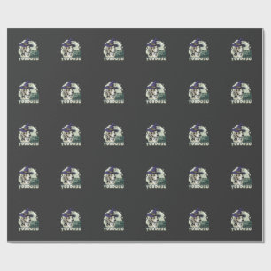 Papier Cadeau Yooouuu Fantômes Chien Beagle Chapeau de Sorcière
