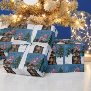 PAPIER CADEAU YORKIE POO