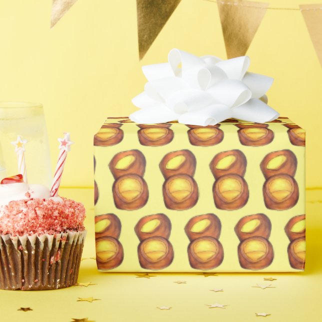 Papier Cadeau Yorkshire Pudding Sunday Roast Royaume-Uni (Fête d'anniversaire)