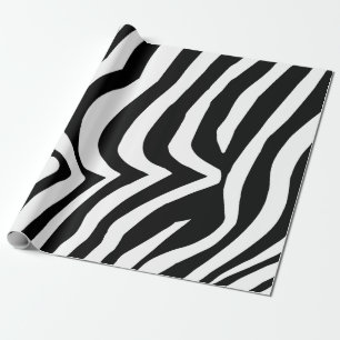 Papier Cadeau Zebra skin motif