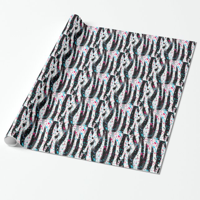 Papier Cadeau Zèbre (Déroulé)