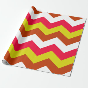 PAPIER CADEAU ZIGZAG PATTERN.