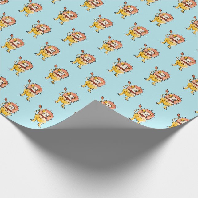 Papier Cadeau Zodiac Leo (Coin)