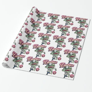 Papier Cadeau Zombies eat Brains