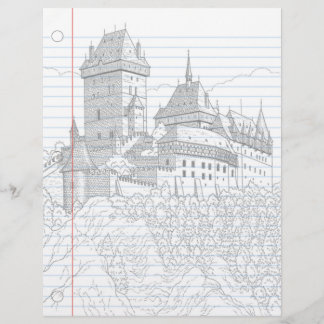 Papier Carnet Imaginaire Château