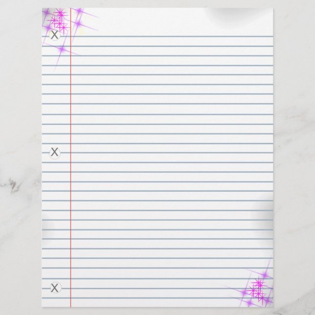 Papier Carnet Pink Parties scintillant (Devant)