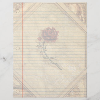 Papier Carnet Vintage Rose