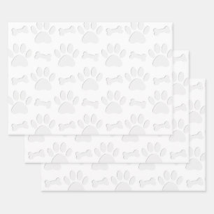 Papier Coupe Pâtes De Chien Et Os