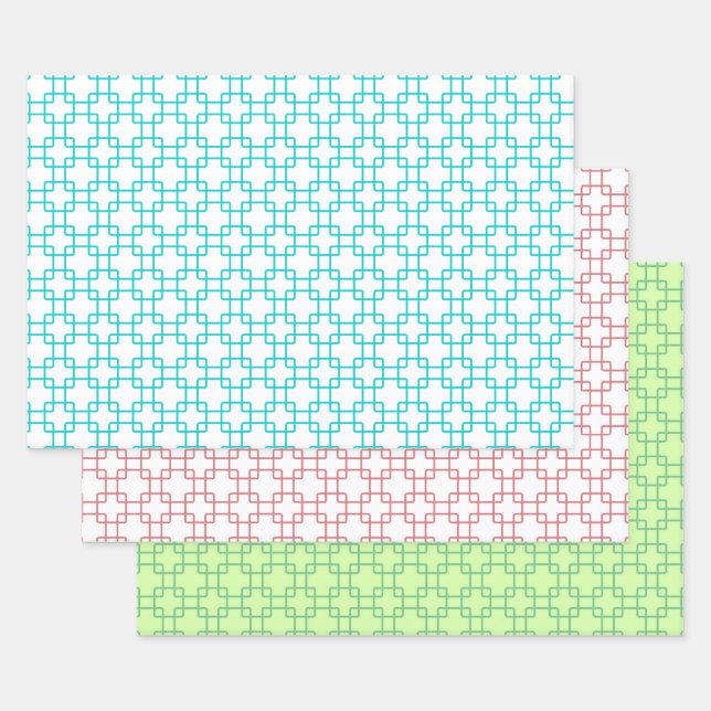 Papier Craft de Coloriage Rétro pour Emballage Art (Lot)