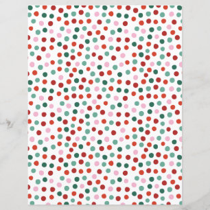 Papier Craft de Noël à pois