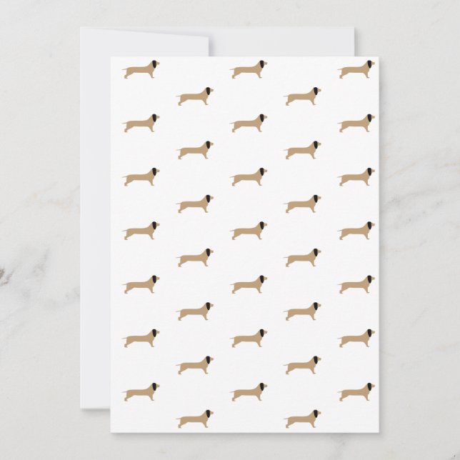 Papier Dachshund (Devant)