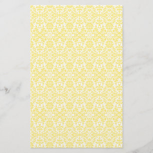 Papier Damas jaune