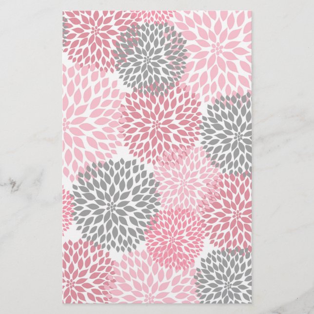 Papier d'artisanat rose Gris Dahlia