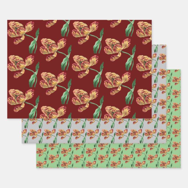 Papier d'artisanat Tulip Fleur vintage (Lot)