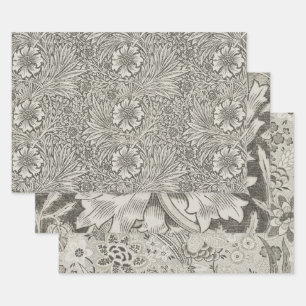 Papier d'artisanat vintage à motifs floraux