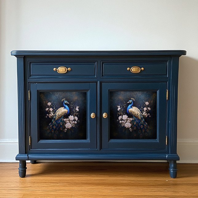 Papier de découpage Peacock d'or (Créateur téléchargé)