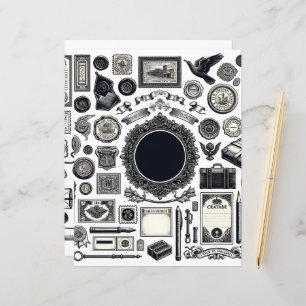 Papier de découpe et de collage en ligne Ephemera