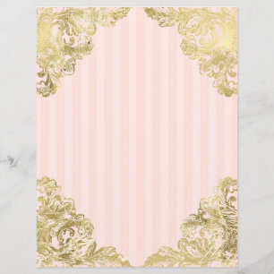 Papier de fond de cadrage orange Pink Gold