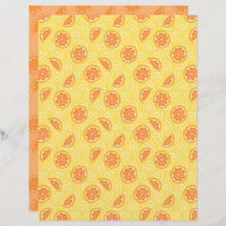 Papier de fond orange