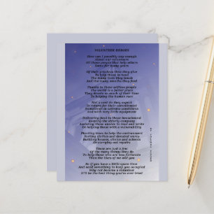 Papier de héros bénévoles