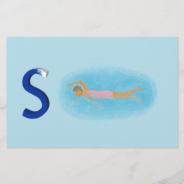 Papier de natation (Devant)