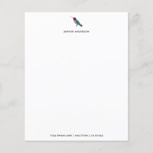 Papier de papeterie blanc personnalisé