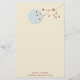 Papier de papeterie de baby shower de famille
