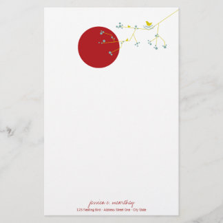 Papier de papeterie de baby shower de famille