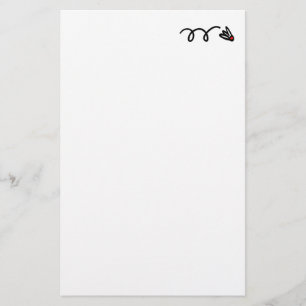 Papier de papeterie de badminton pour écrire des l