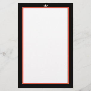 Papier de papeterie en argent Miss America