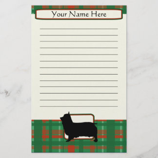 Papier de papeterie en soie de Noël