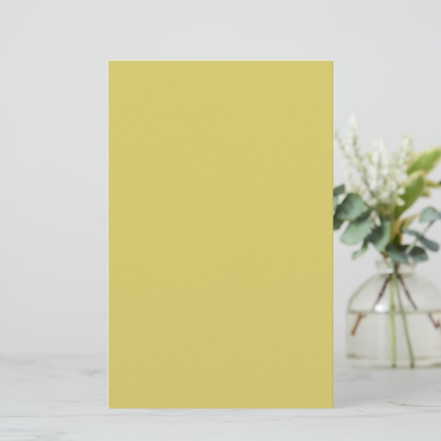Papier de papeterie jaune chaud doux (Debout devant)