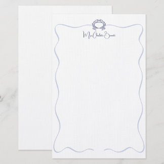 Papier de papeterie nautique