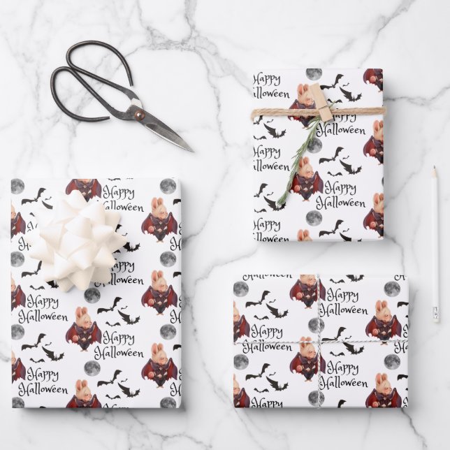 Papier de papier à enveloppement de lapin d'Hallow (Recto)