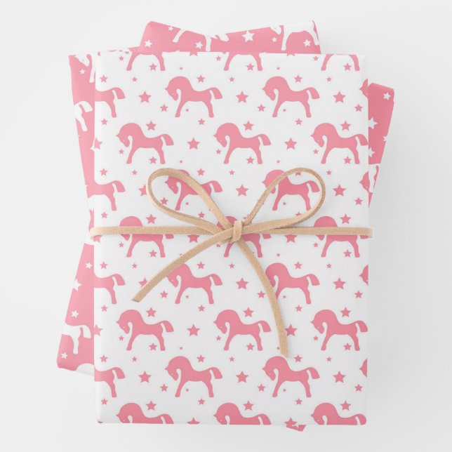 Papier de papier d'enveloppement de Chevaux de Jou (En situation)