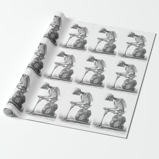 Papier de pensée se reposant de cadeau de (Déroulé)