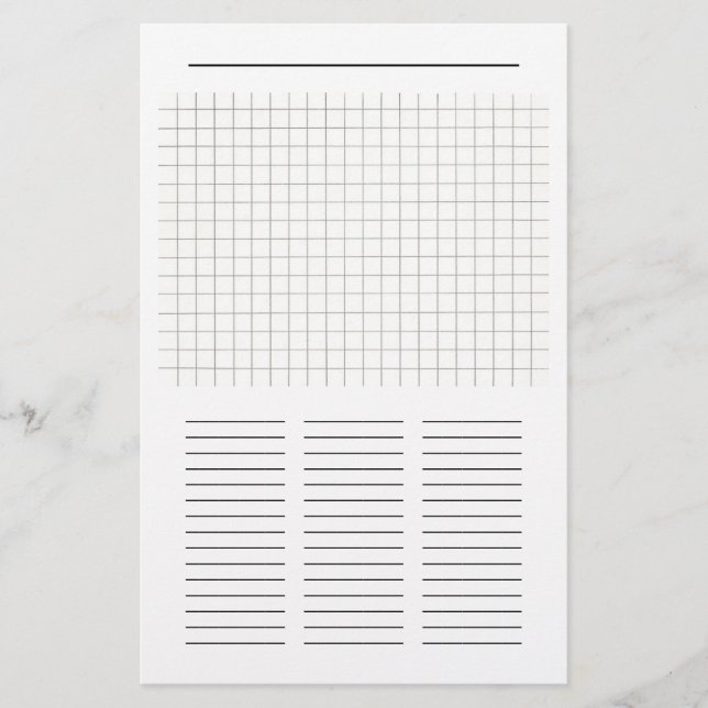 Papier de puzzle de recherche de mots vides à remp (Devant)