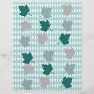 Papier de scrapbook à feuilles