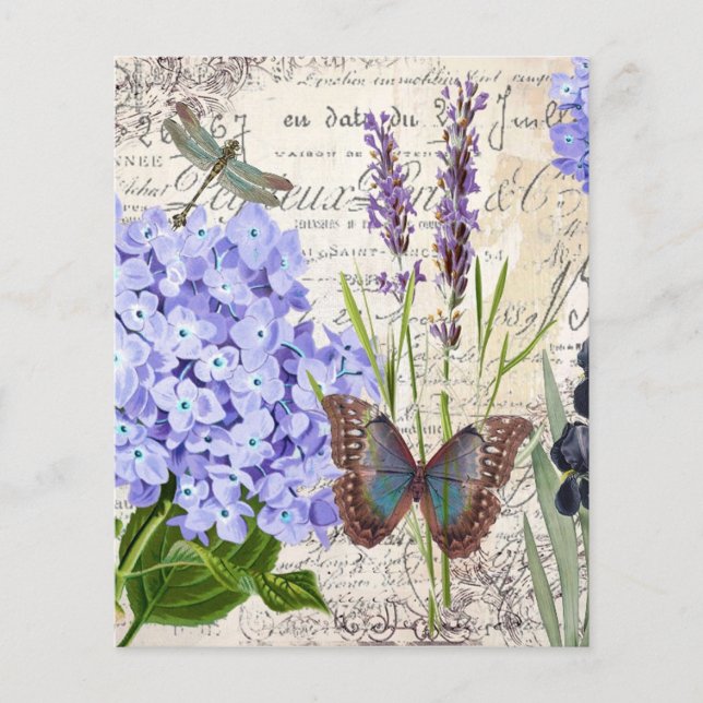 papier de scrapbook botanique (Devant)
