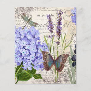 papier de scrapbook botanique