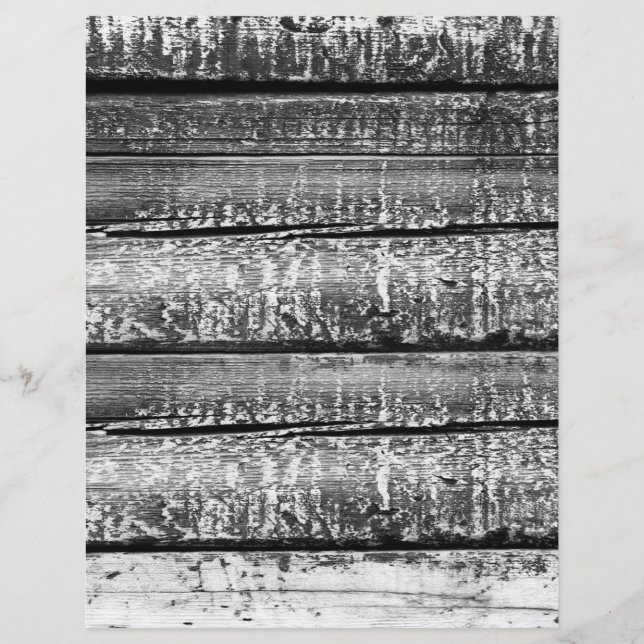 Papier de scrapbook en bois gris texture naturelle (Devant)