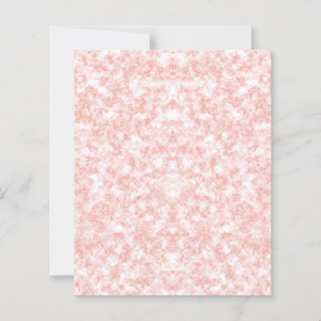 Papier de scrapbook marbré pêche (Devant)