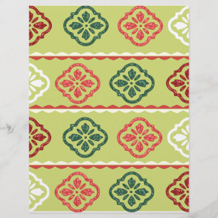 Papier de scrapbook texturé vert